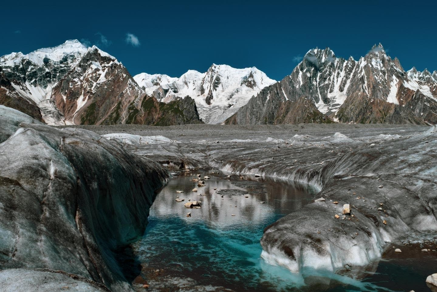 Image of the Biafo Glacier  1